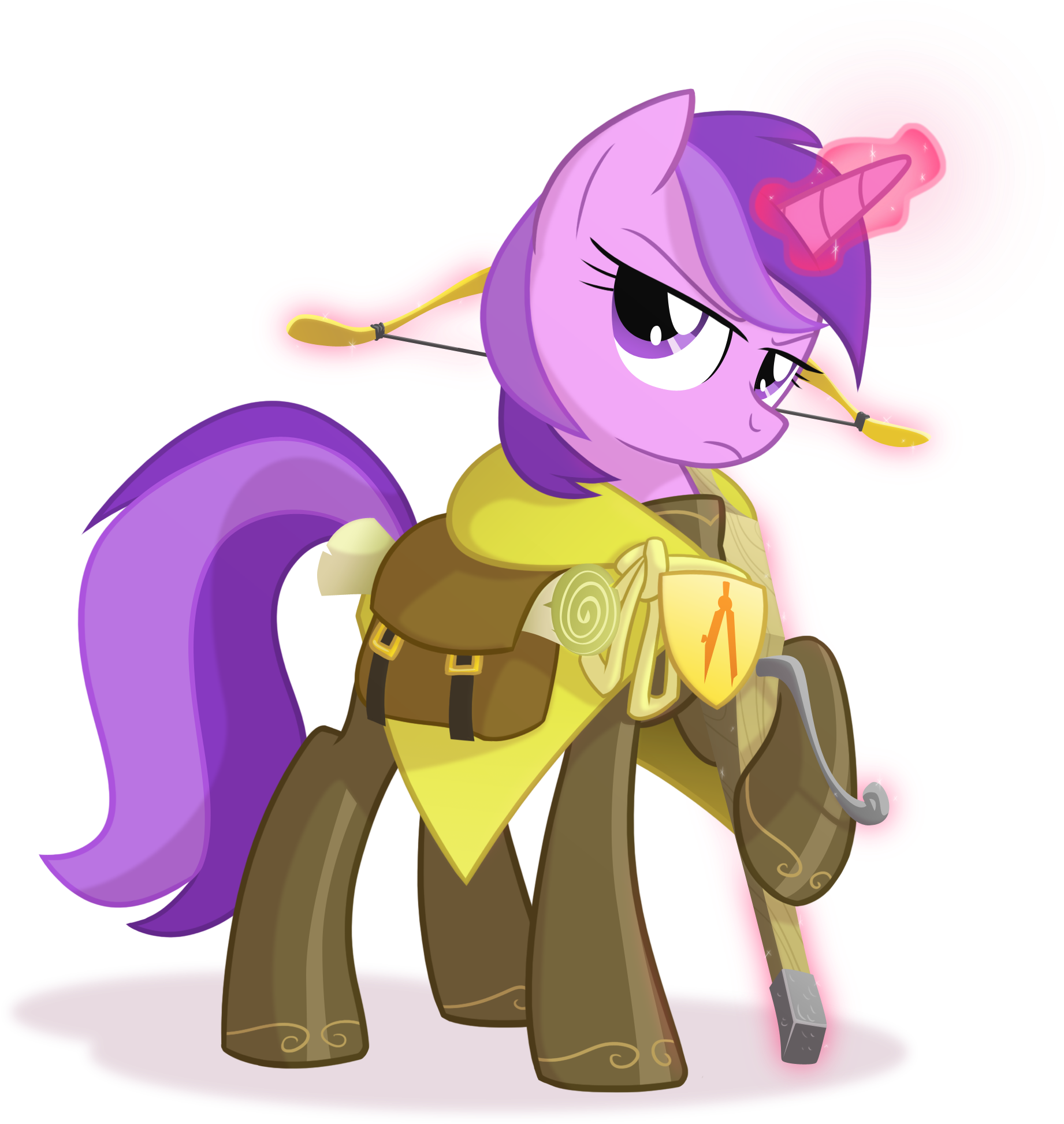 The Engineer By Equestria-prevails - Mlp Sparkler And Dinky (1900x2000)