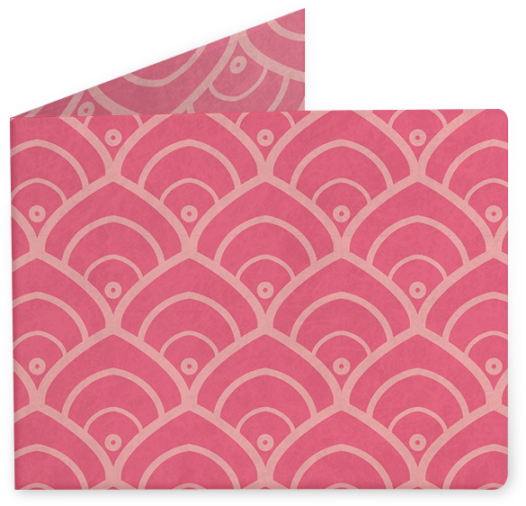 Carteira Vintage Rosa Pattern De Vanessa Volkna - Wallet (800x800)