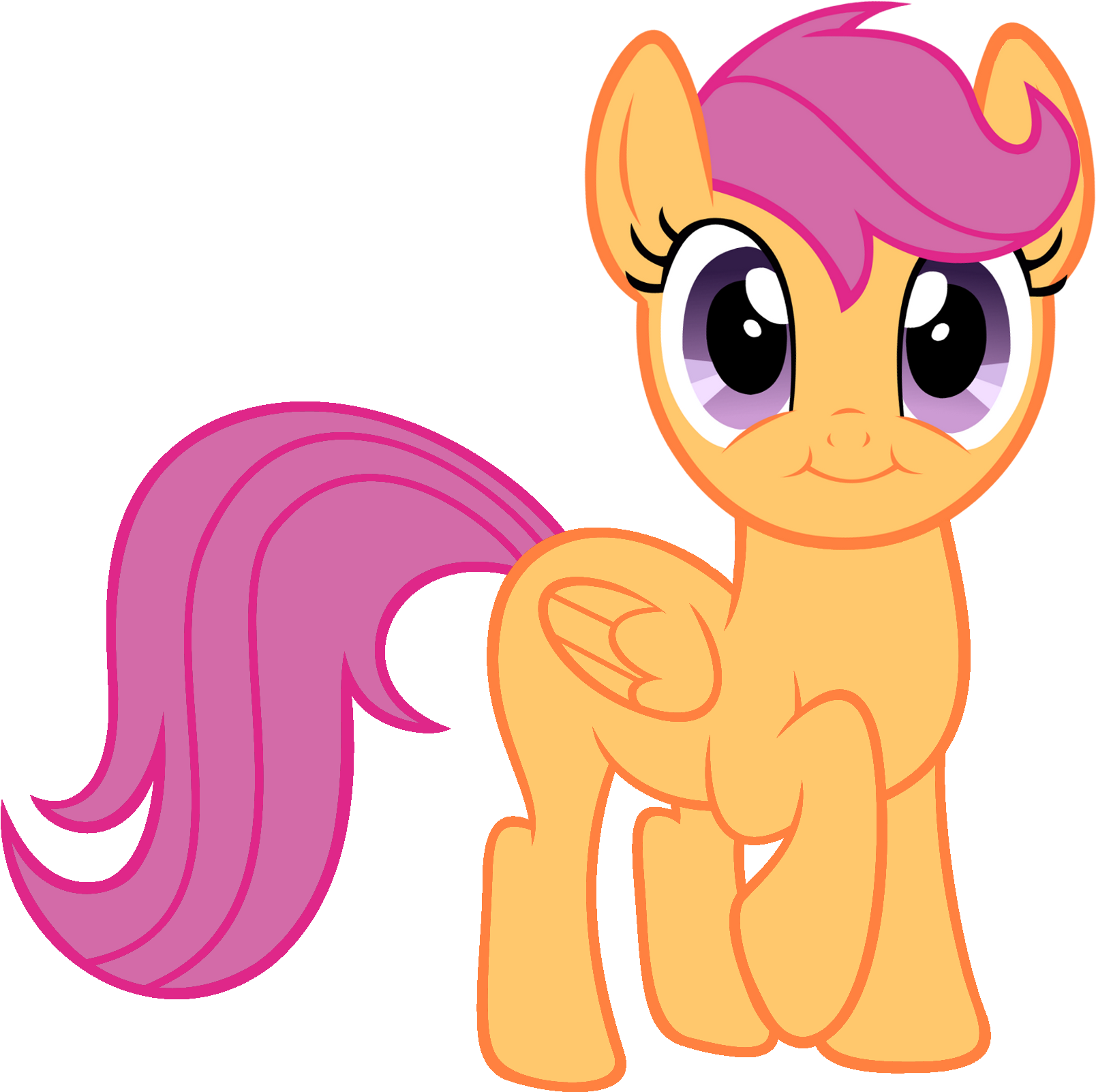 Pony Pink Cartoon Mammal Vertebrate Horse Like Mammal - Cartoon (2200x2200)