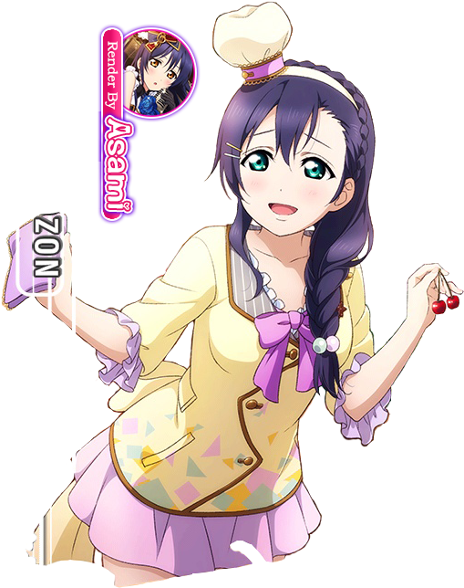 Lovelive Renders - St Valentine's Day Anime Render (572x720)