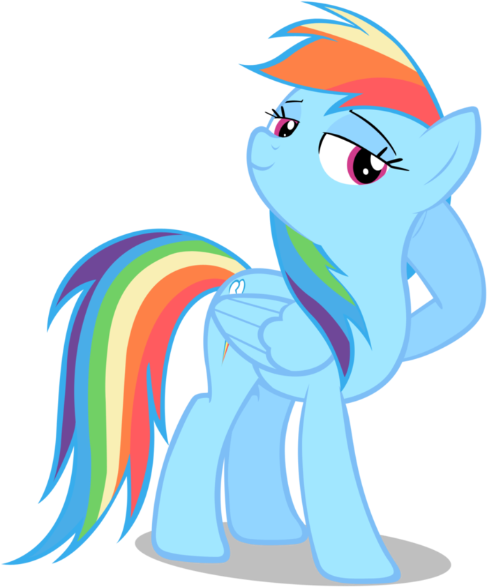 Rainbow Dash By Glaive-silver - Pony Friendship Is Magic Rainbow (861x928)