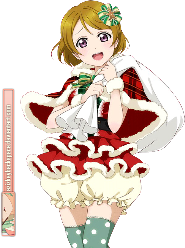 #202' Koizumi Hanayo Sr - Hanayo Love Live Christmas (640x901)