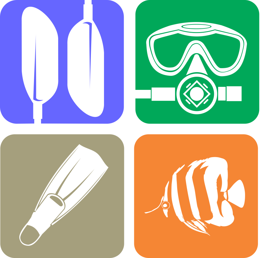 Diving Logo - Scuba Diving Equipment Icon (853x844)