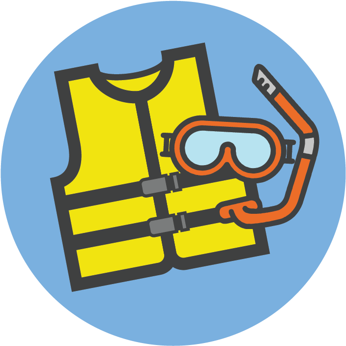 Snorkeling At Tenggol Island - Emblem (761x779)