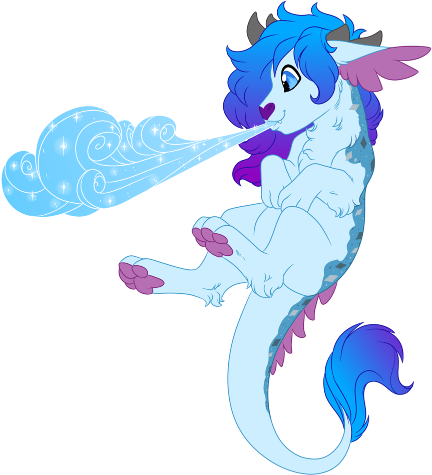 Lopoddity, Dracony, Gradient Mane, Hybrid, Ice Breath, - Comics (916x1024)
