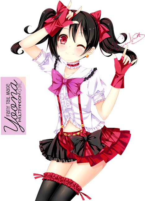 Nico Yazawa Render By Yoonafandom - Love Live Nico Yazawa Render (530x700)