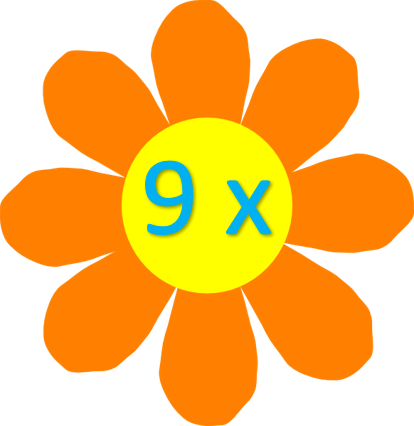 9 - Flowers Clipart Orange (414x426)