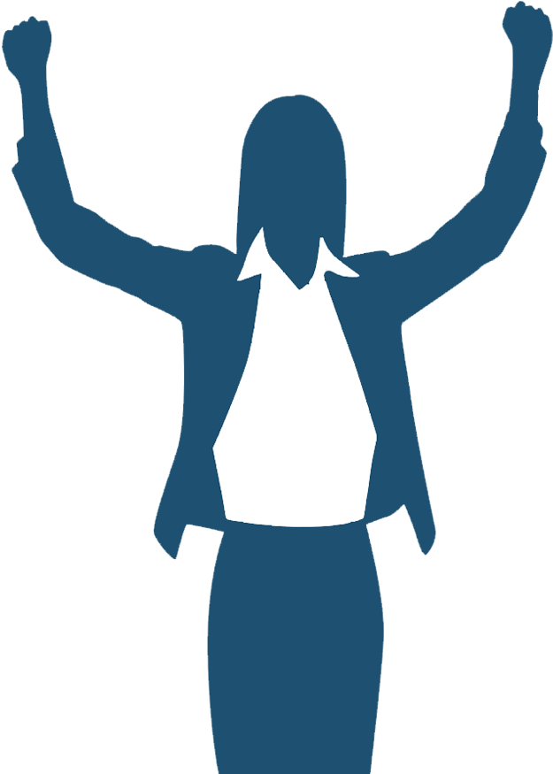 Personal Brand House - Silueta De Mujer De Negocios (636x877)