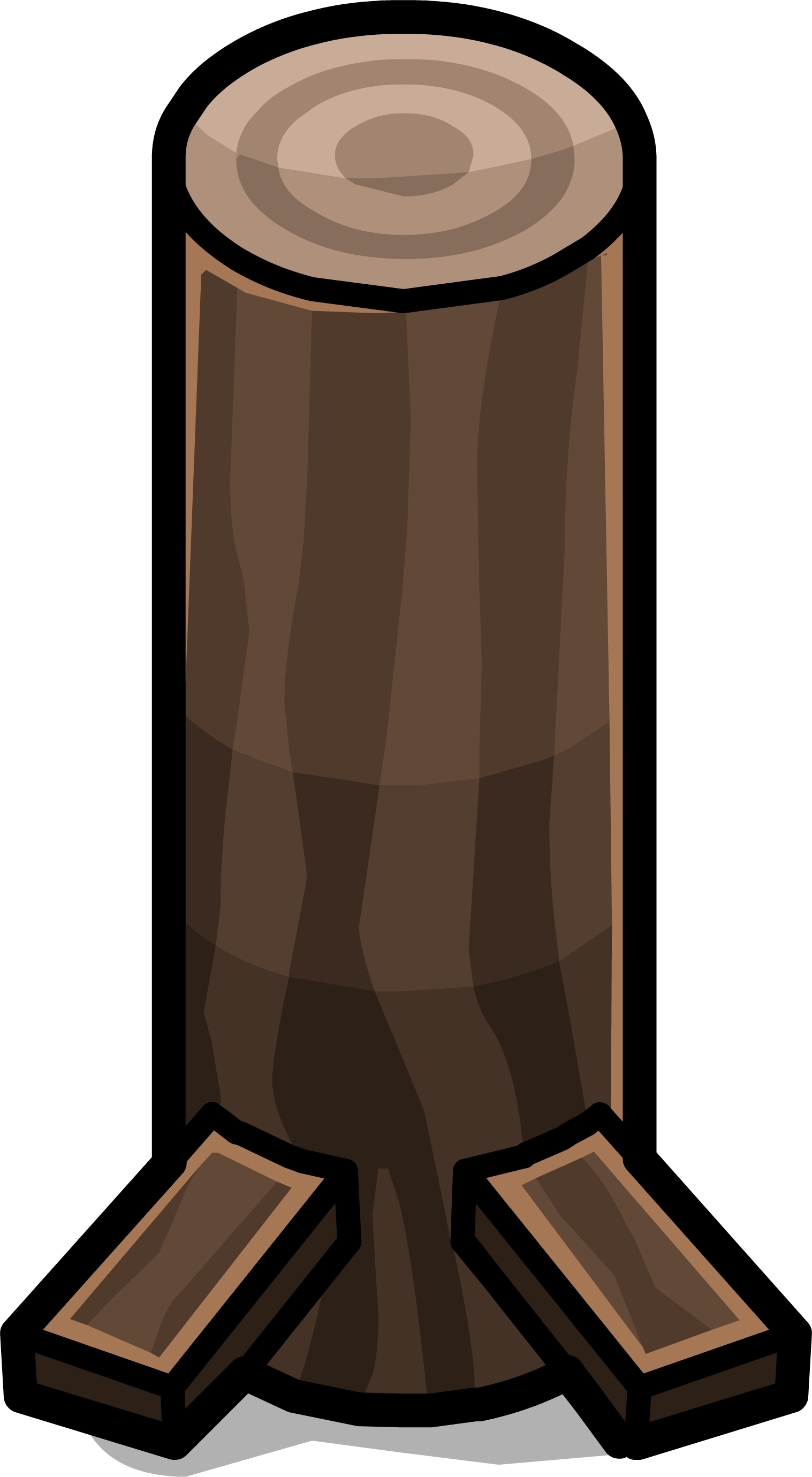 Wooden Post Sprite 001 - Clip Art (1517x2759)