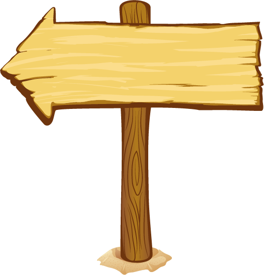 Wood Cartoon Nail Clip Art - Cartoon Wood Sign Png (536x558)