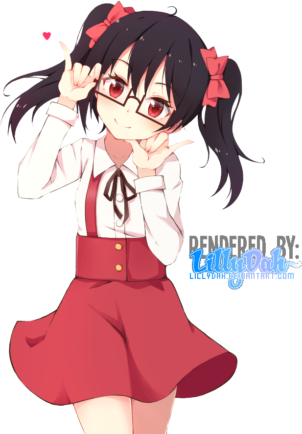 Nico Yazawa Render/png By Lillydah - Nightcore Clarity J Music (636x900)