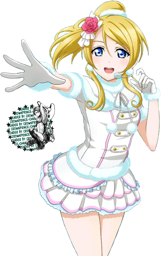 [render] Ayase Eli - Love Live Eli Cards Render (561x881)