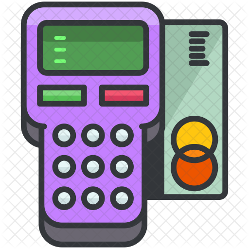 Swipe Machine Icon - Black And White Patterns (512x512)