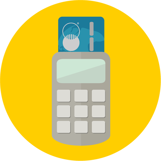 Credit Card Payment - Pos Icon Flat (512x512)