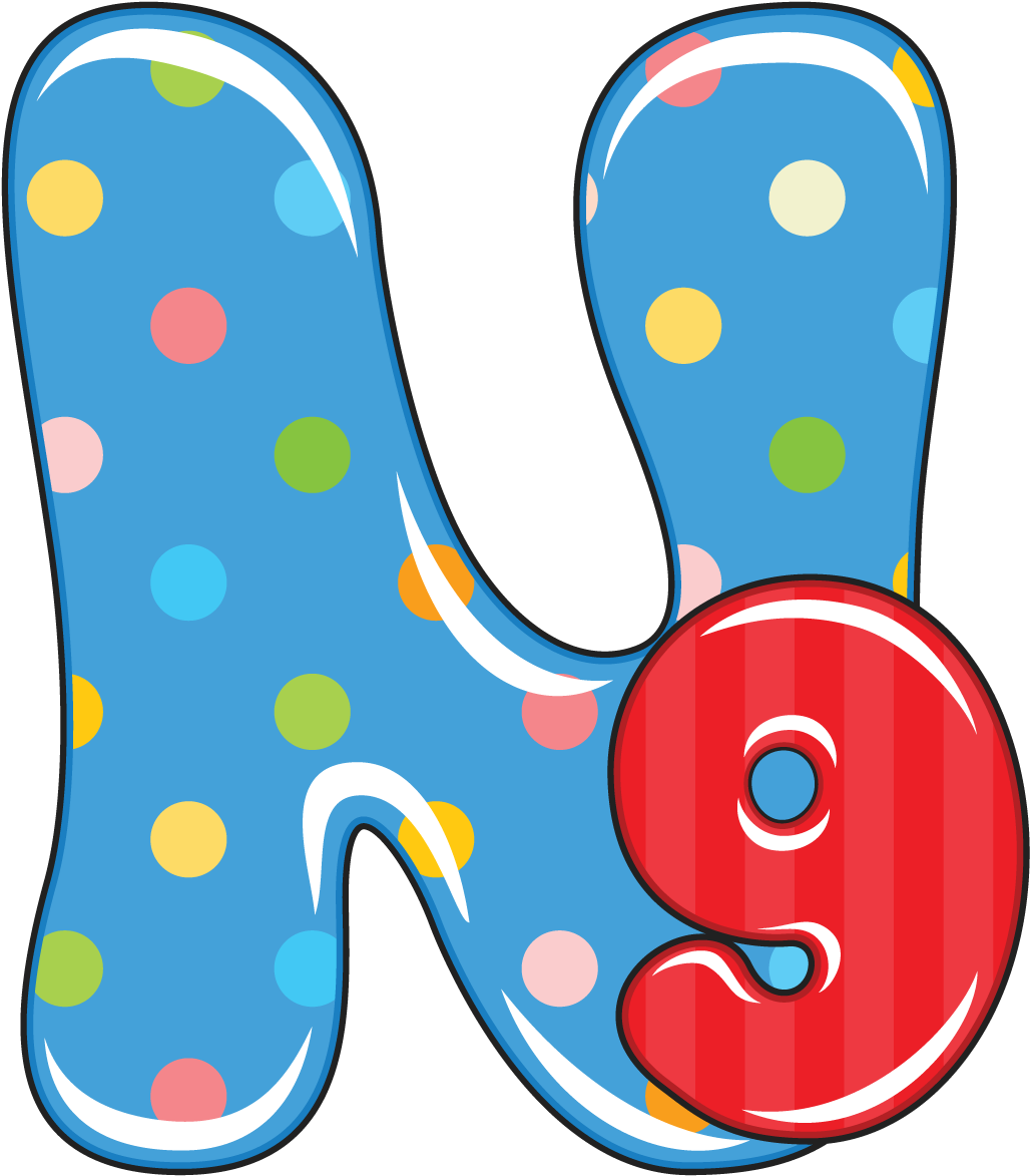 N Is For Nine, Baby Alphabet - Single Alphabet Letters Designs W With Baby (1073x1257)