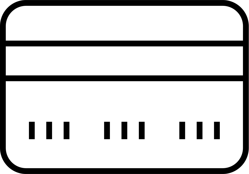 Credit Card Outlined Tool Commercial Symbol Comments - Credit Card Outlined Tool Commercial Symbol Comments (981x684)