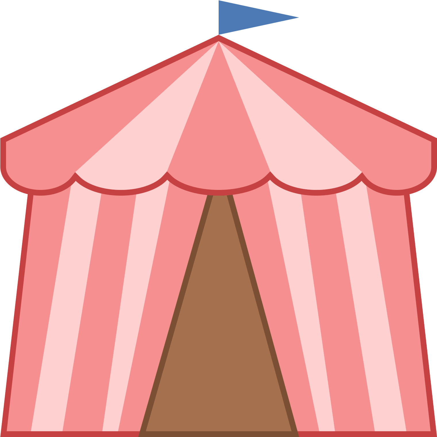 Circus Tent Icon - Png Ciorcus (1600x1600)