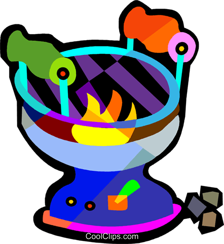 Camping Stove Royalty Free Vector Clip Art Illustration - Camping Stove Royalty Free Vector Clip Art Illustration (442x480)