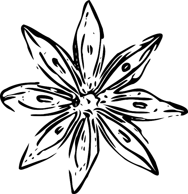 Free Simple Flower Designs Black And White, Download - Free Simple Flower Designs Black And White, Download (619x640)