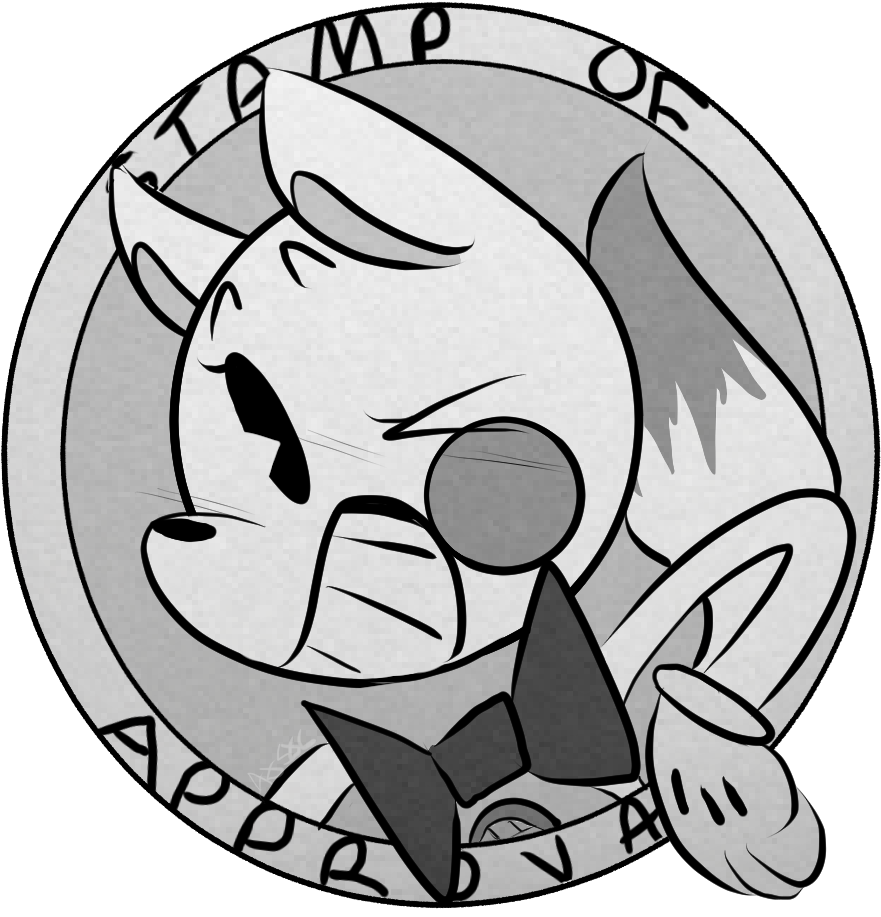 I Made A Transparent Funtime Foxy Stamp Of Approval,, - Postage Stamp (1000x1000)