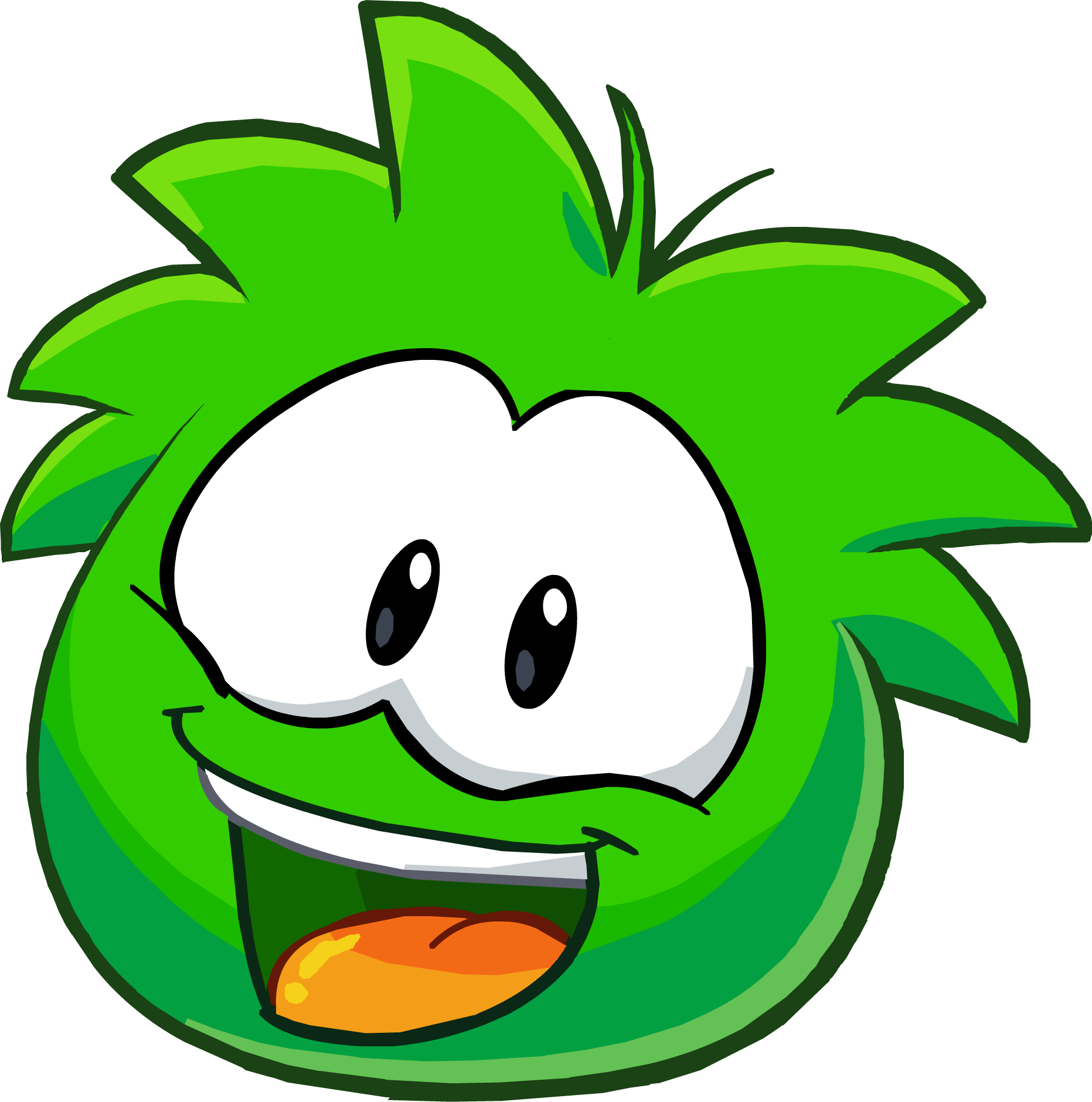 Keeper Of The Boiler Room - Club Penguin Green Puffle (1863x1880)