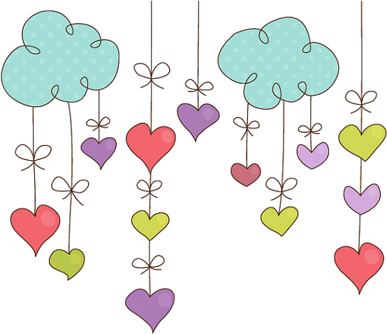 Heart Abstract Png By Hanabell1 - Heart Strings Clipart (569x491)