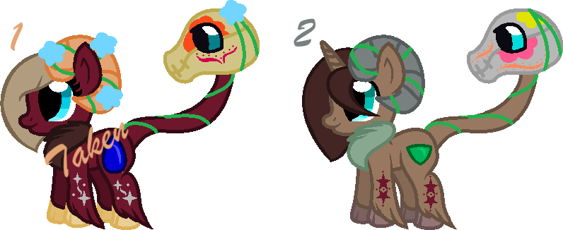 Ramskulls Adoptables Ota 2 By Starla-stroke94 - Cartoon (796x326)