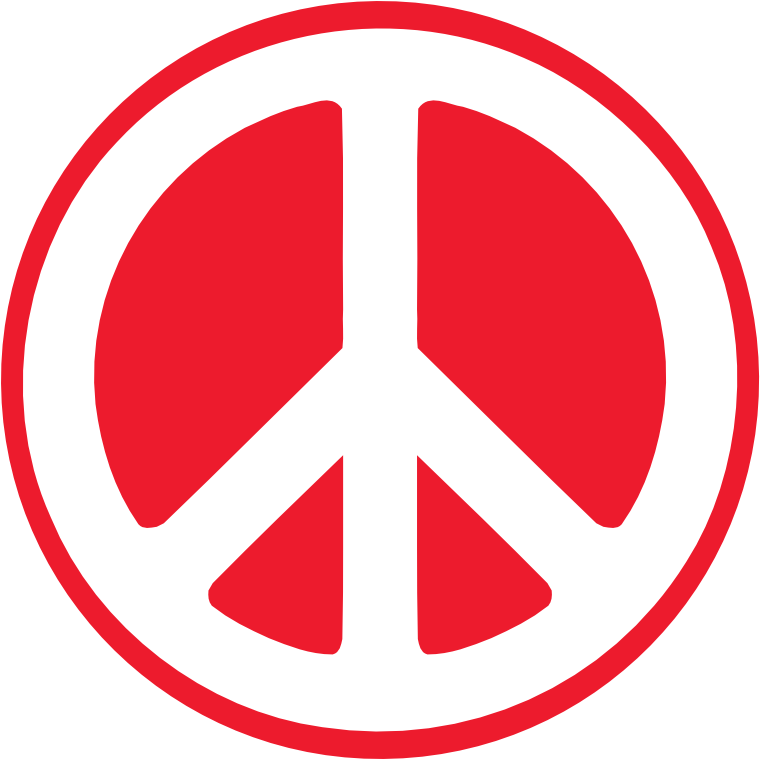 Japanese Flag Clip Art Clipartsco - Peace Sign Transparent Clipart Png (777x758)