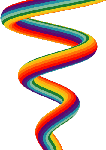 Hi I'm @gekpdp - Rainbow Gif Png (500x500)