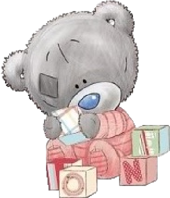 pink tatty teddy