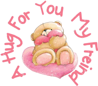 Boy Teddy Bear Clipart - Hug Day For Friends (390x360)
