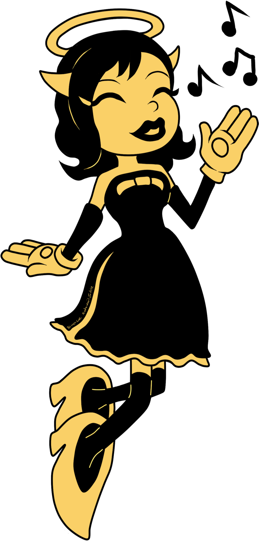 Bendy And The Ink Machine - Bendy And The Ink Machine Alice The Angel (1024x1877)