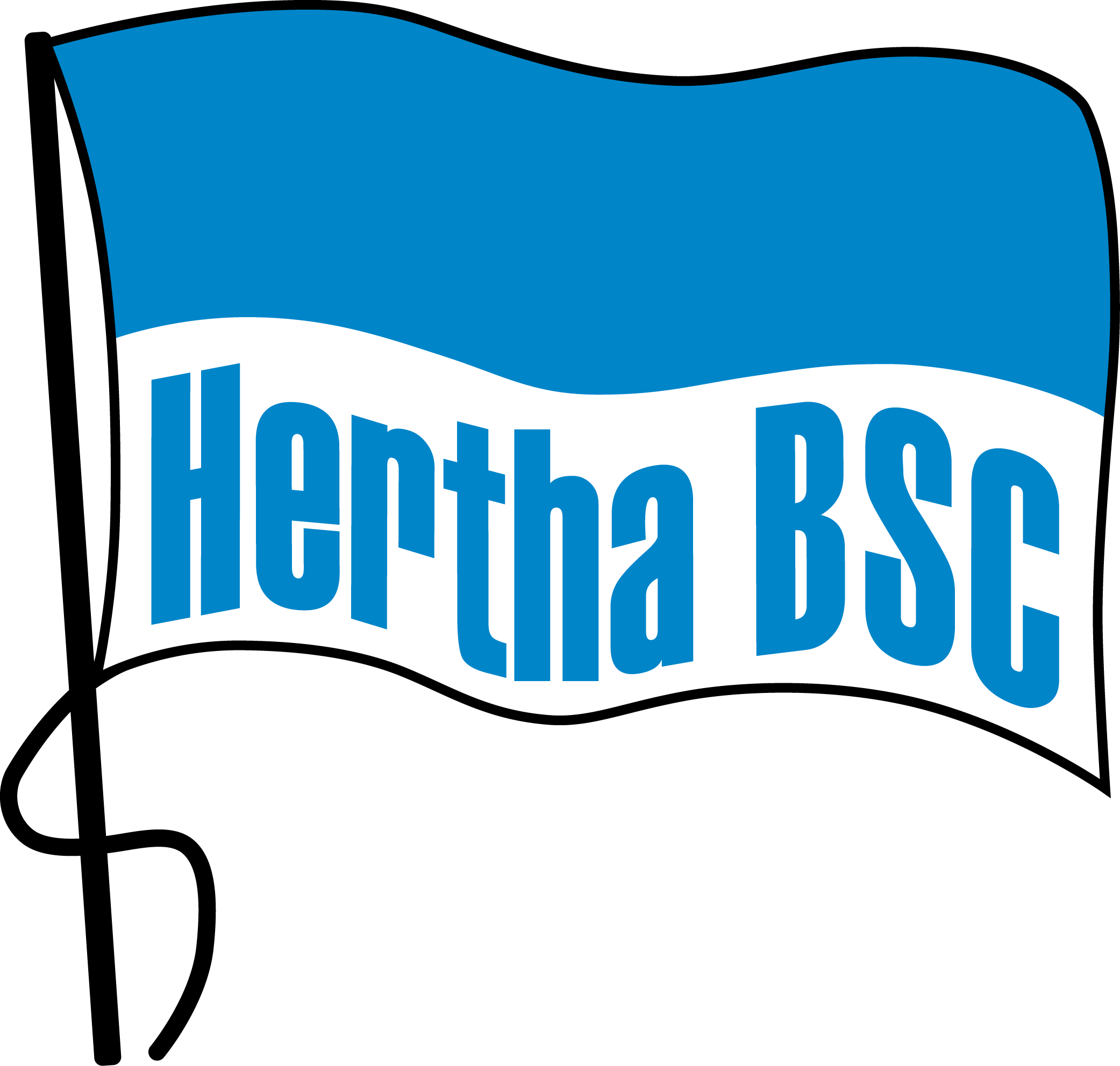 Hertha Berlin - Hertha Bsc Berlin Logo (2083x1983)
