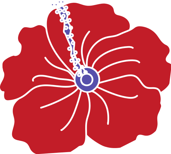 Hibiscus Flower Icon - Hibiscus Flower Icon (550x494)