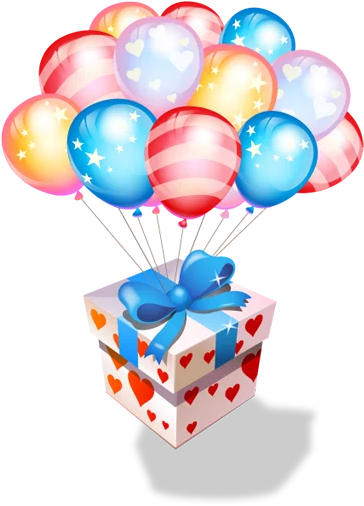 Birthday Cake Caricature Balloon Clip Art - Happy Birthday Balloons (512x512)