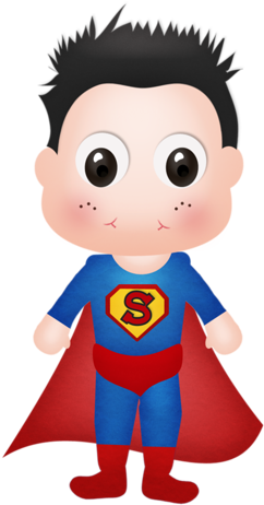 Superman Boy Clipart (302x500)