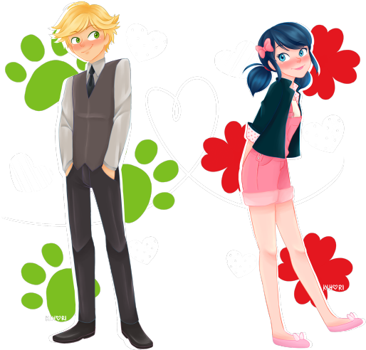 Adrien Agreste/marinette Dupain-cheng - Miraculous Ladybug Marinette Outfits (540x500)