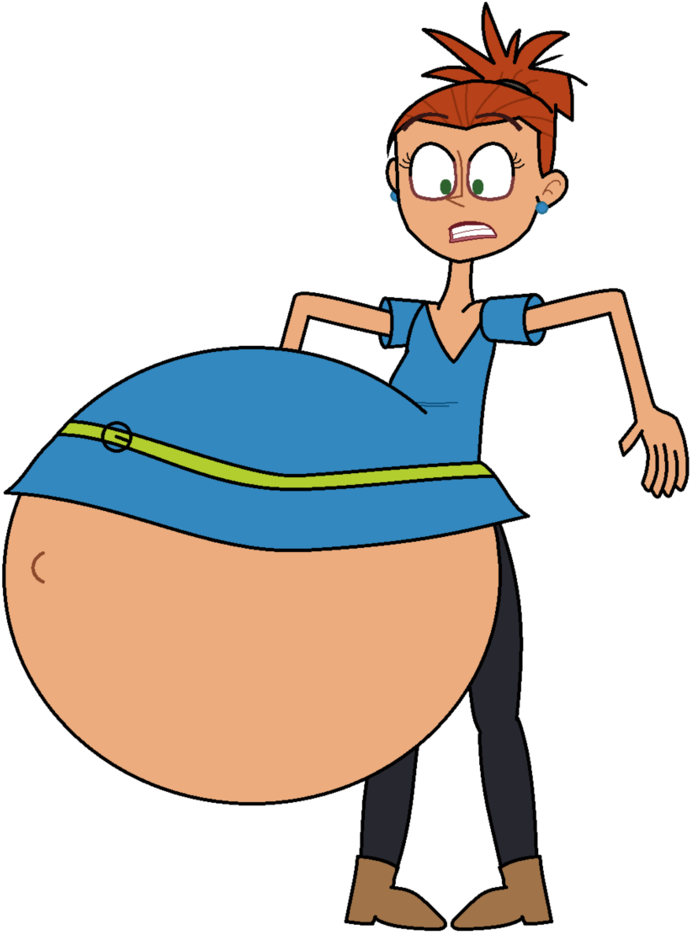 Amanda's Big Belly By Angry-signs - Amanda's Big Belly (806x992)