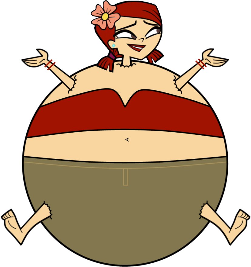 Zoey's Big Ball Belly By Tdgirlsfanforever - Total Drama Zoey Inflatio...