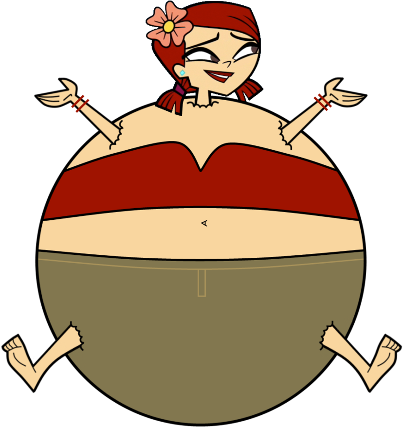 Zoey's Big Ball Belly By Tdgirlsfanforever - Total Drama Zoey Inflation (975x1037)