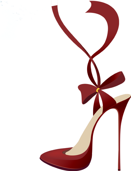 High-heeled Footwear Shoe Canvas Stiletto Heel Art - Desenho De Sapato De Salto (591x591)