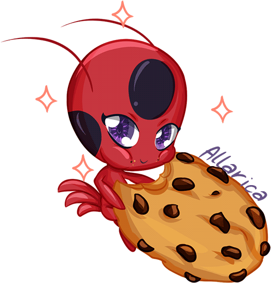 Ladybug - Miraculous Tikki Cookie (540x576)