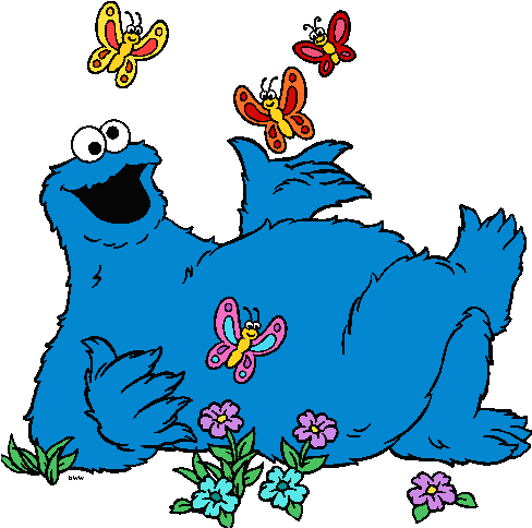 Cookie Monster Sesame Street Clipart - Sesame Street Cookie Monster Clipart (504x506)