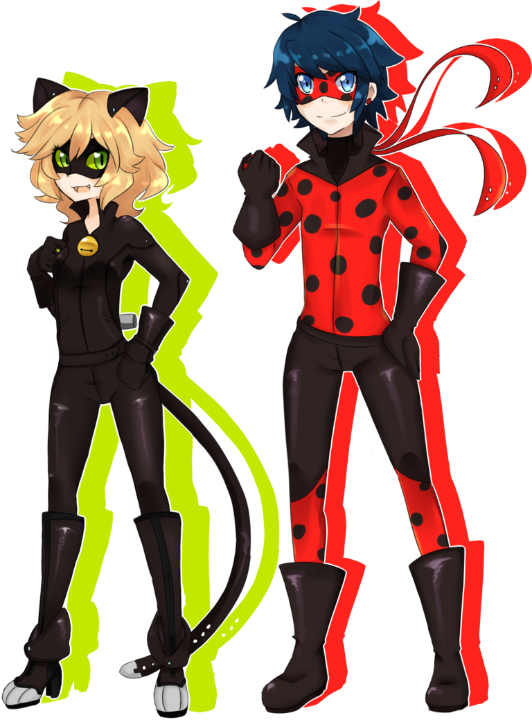 Miraculous Ladybug Gb By Anini-chu - Miraculous Ladybug Male Ladybug (768x1039)
