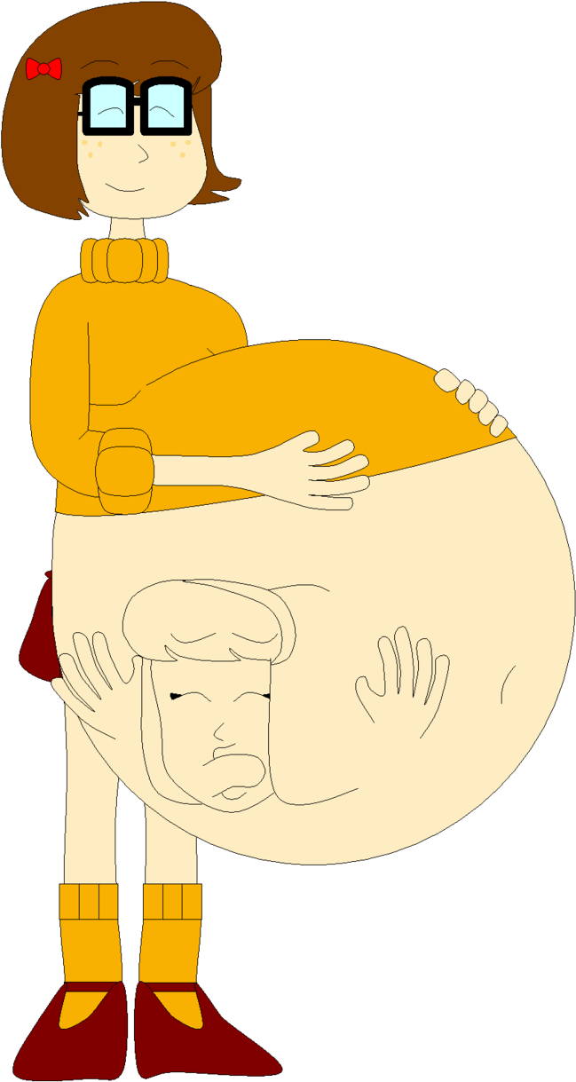 Daphne Caught In Velma's Belly By Angry-signs - Vore Velma (651x1228)