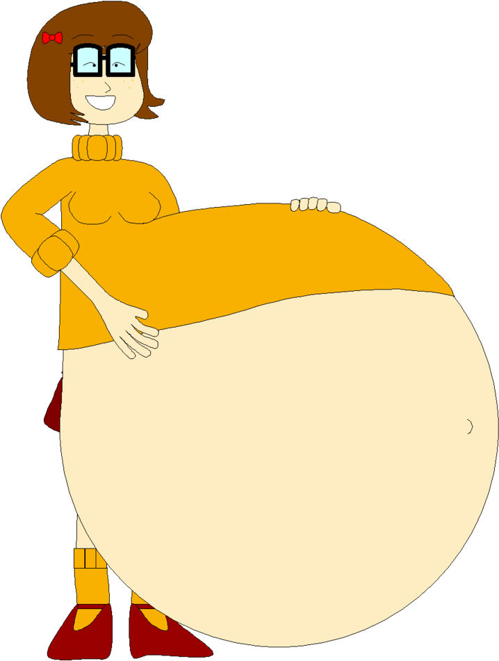 Velma's Big Belly By Angry-signs - Scooby Doo Velma Belly (769x1038)