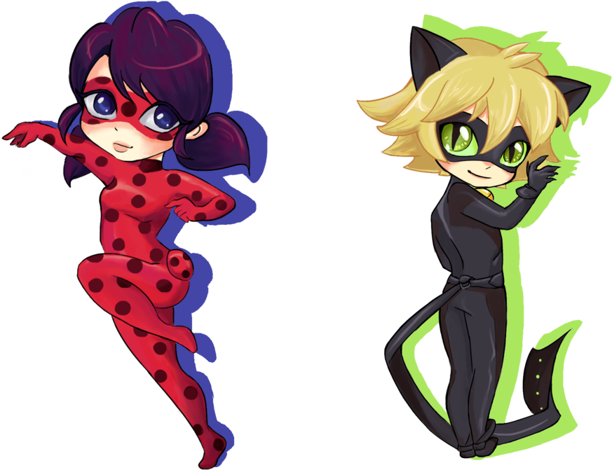 Adrien Agreste Marinette Dupain-cheng Drawing Chibi - Miraculous Chat Noir Chibi (900x723)