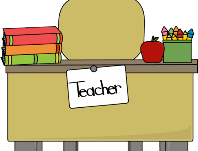 Teacher Table Cliparts - Teacher Clipart Transparent Background (640x480)