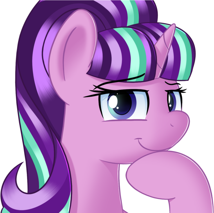 Smug Face Glimmer By Sykobelle - Starlight Glimmer Pepe (923x866)