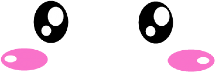 Hoy Os Enseñare A Dibujar Kawaii - Ojos Y Boca Png (960x284)